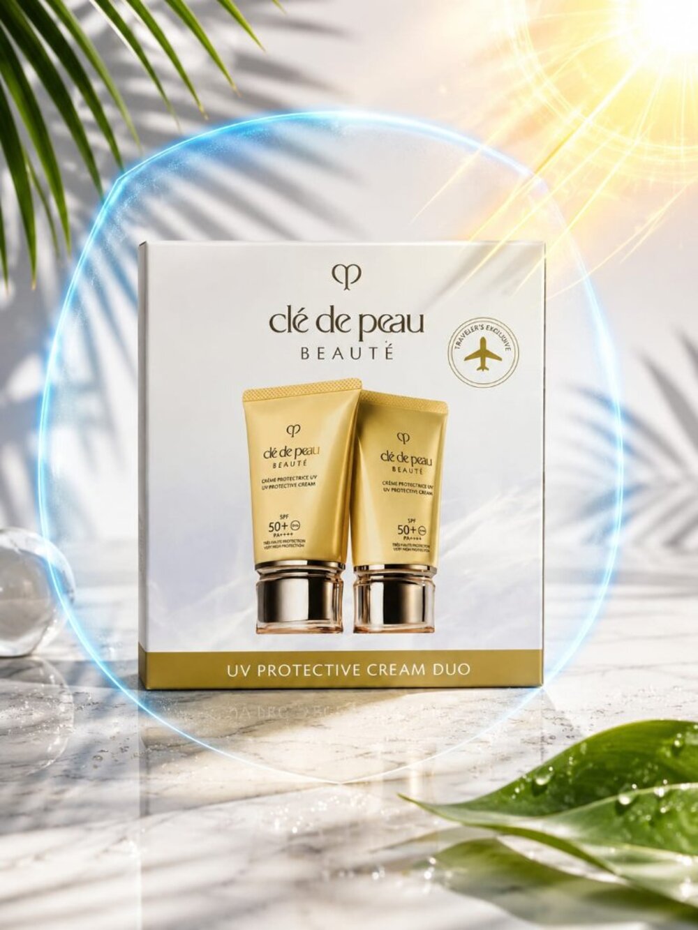Cle De Peau Beaute UV Protective Cream SPF 50+ 1.8oz/50ml (PACK OF 2) Sealed Box